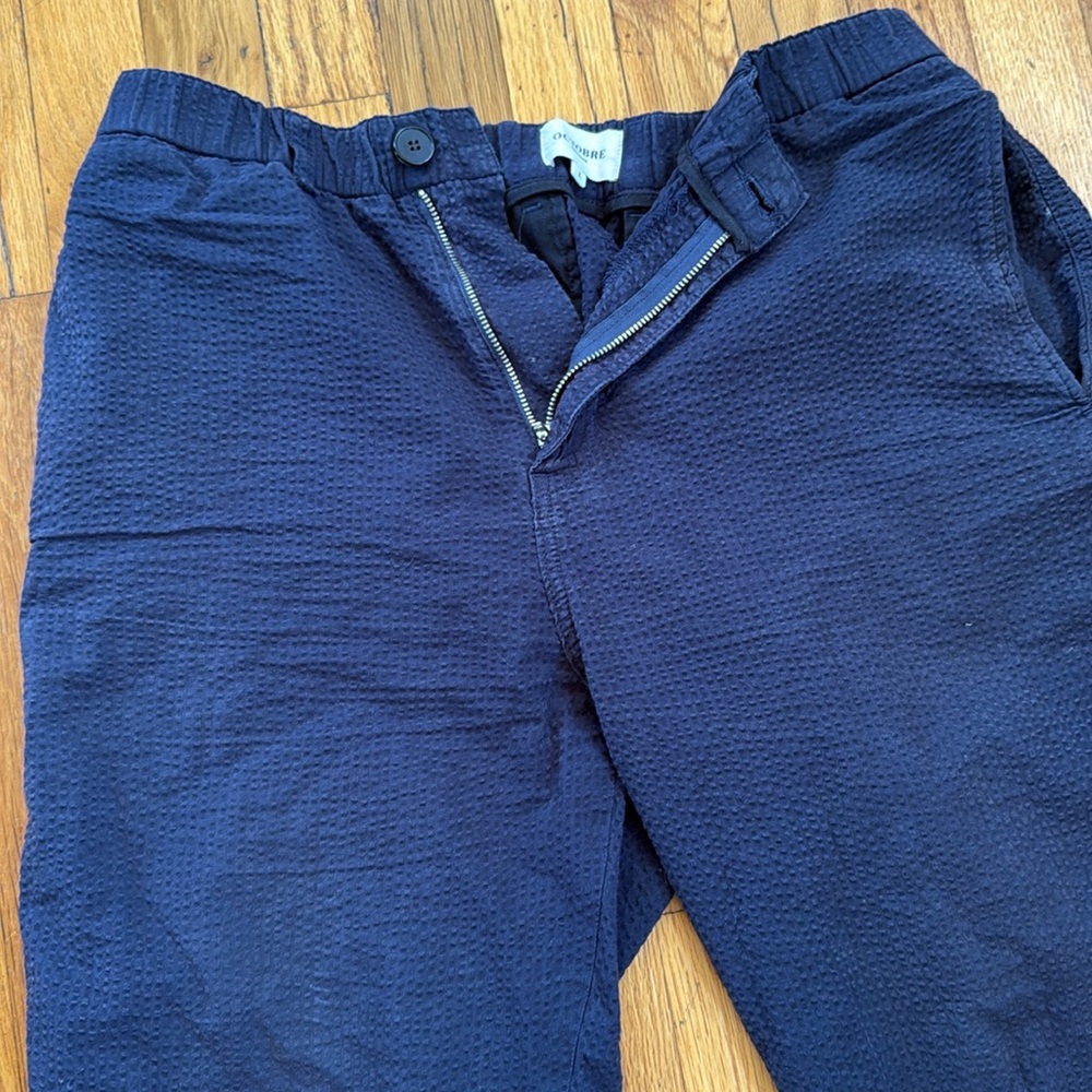 Octobre Editions - Pantalon Shane - Seersucker Marine - L